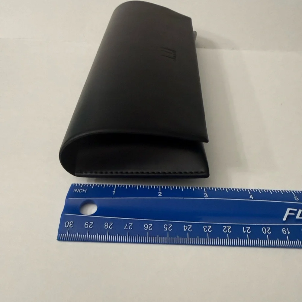 Dunhill leather sunglasses case only NEW